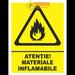 Indicatoare pentru material inflamabil